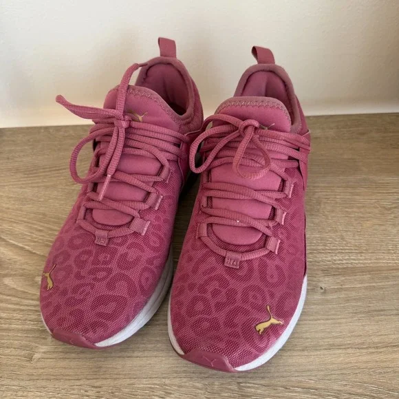 Puma Shoes Womens Size 7.5 Pink SoftFoam+ Mesh Athletic Sneakers 388505-02 - Picture 2 of 10